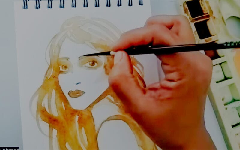 From the Cupboard to the Canvas: Coffee, Turmeric and the Art of Slowing Down